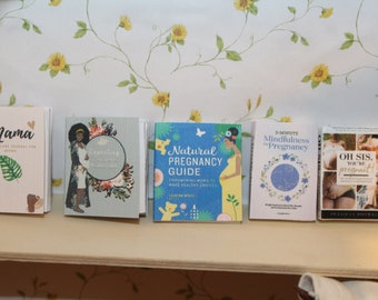 Fashion Doll Sized MOTHER BOOK PREGNANCY lot 1:6 th scale diorama prop Playscale Packaging Bookshelf Fillers Kids Room Some Real Pages