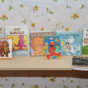 Fashion Doll Sized FAUX CHILDREN'S BOOK lot 1:6 th scale diorama prop Playscale Packaging Bookshelf Fillers Kids Room