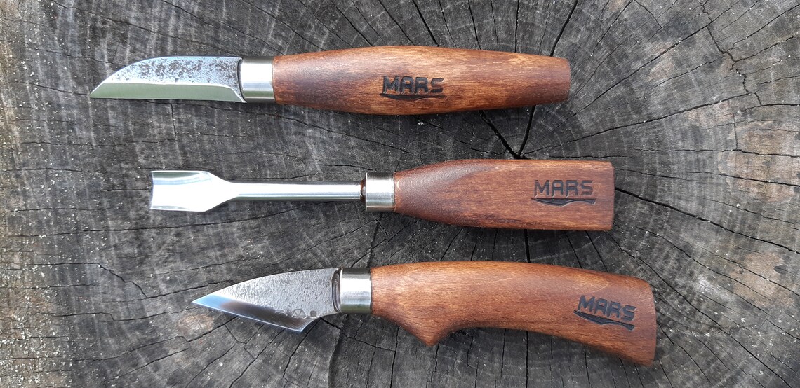 WOOD CARVING KNIFE set. Hand Chisels. Knives. Wood Etsy