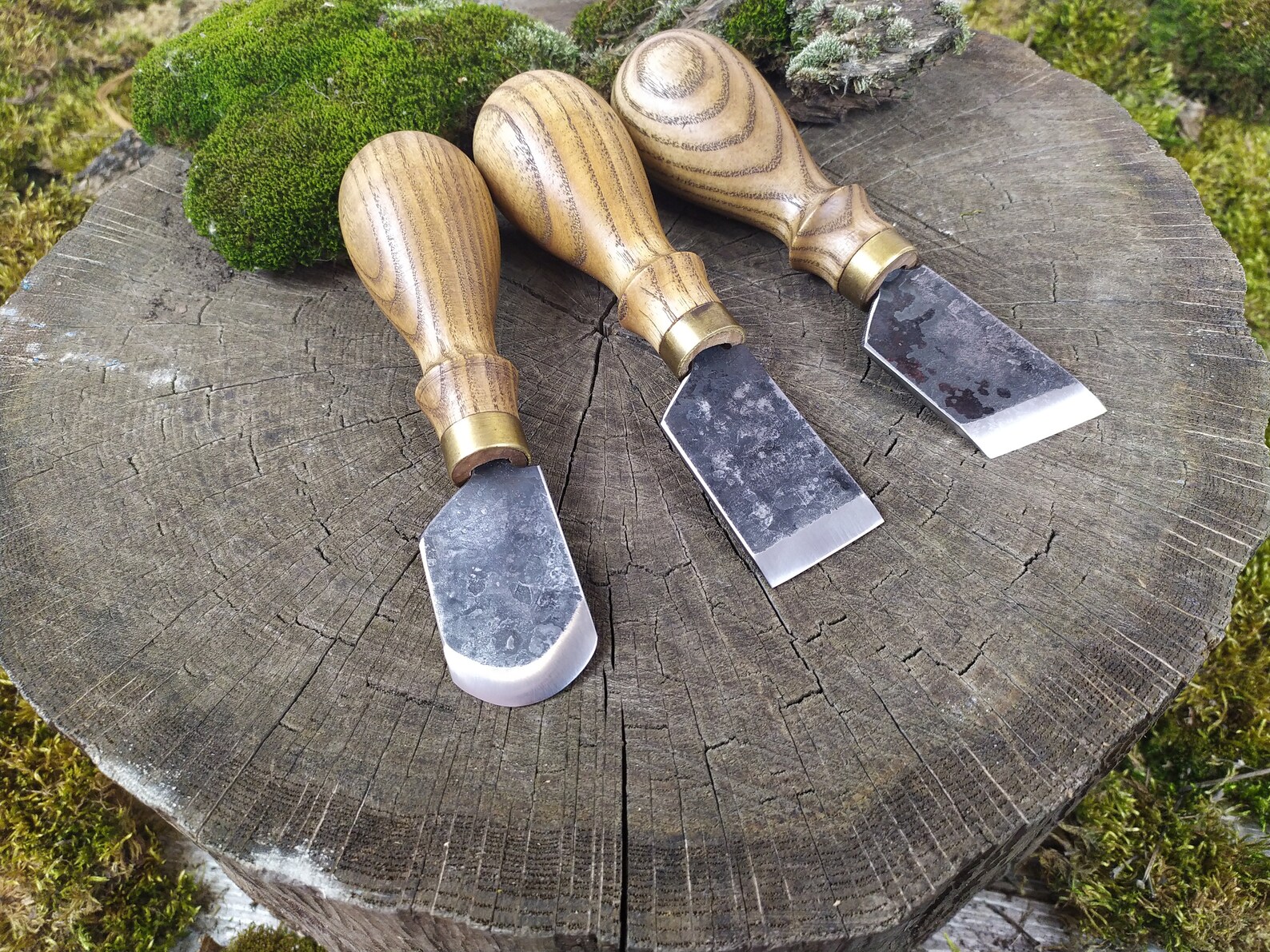 Leather Skiving Knife Hand Made Saddlers Knife Straight Etsy