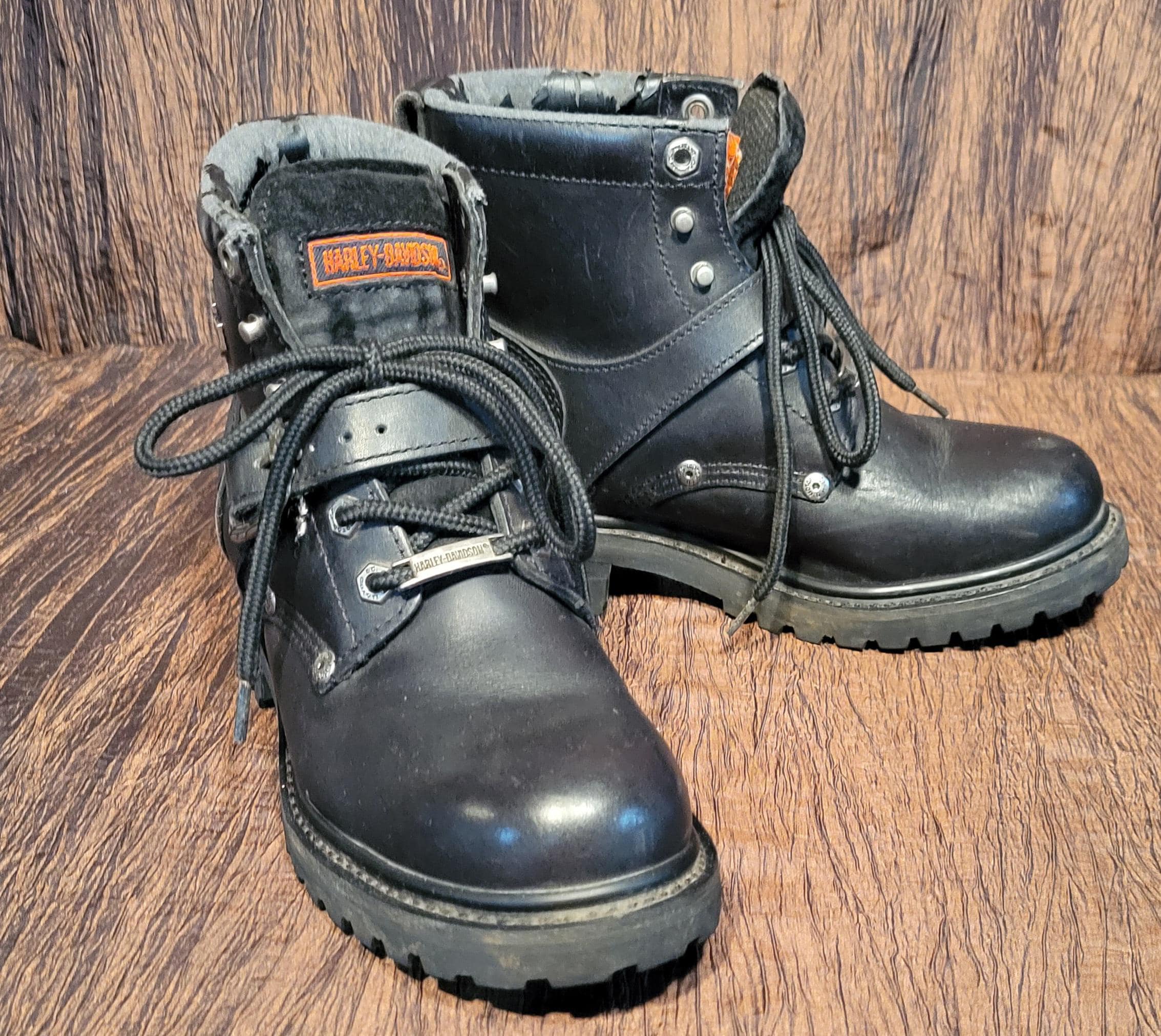 Vintage Mens Harley Davidson Boots - Etsy