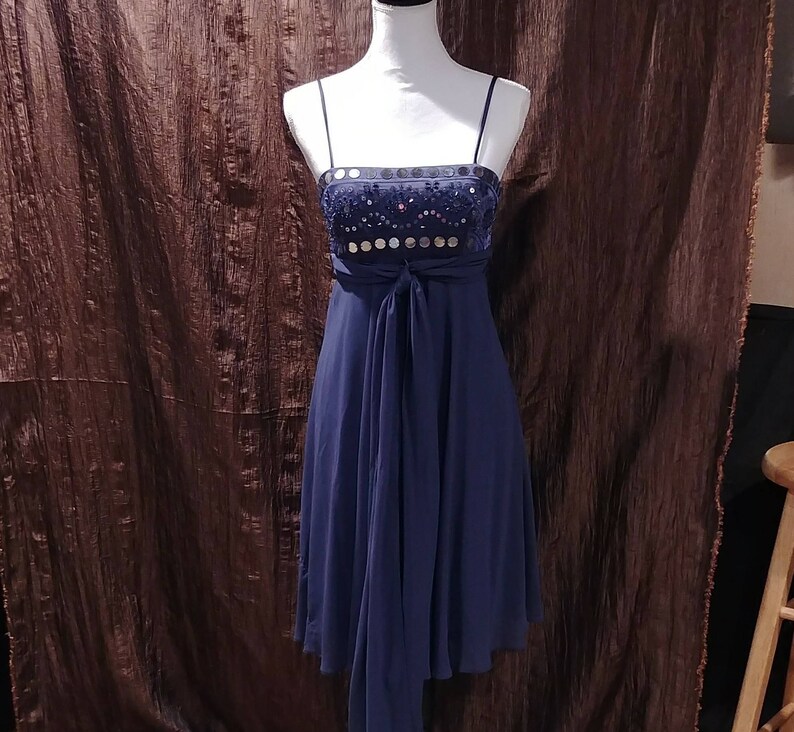 betsy adam navy blue dress