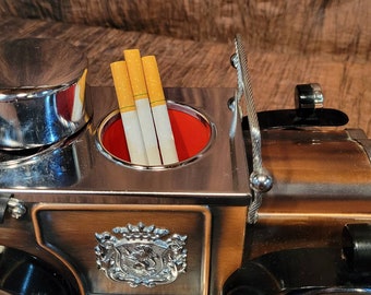 car cigarette dispenser vintage Rare Old-timer And lighter holder RED SERVI CIGARETTE DISPENSER VW