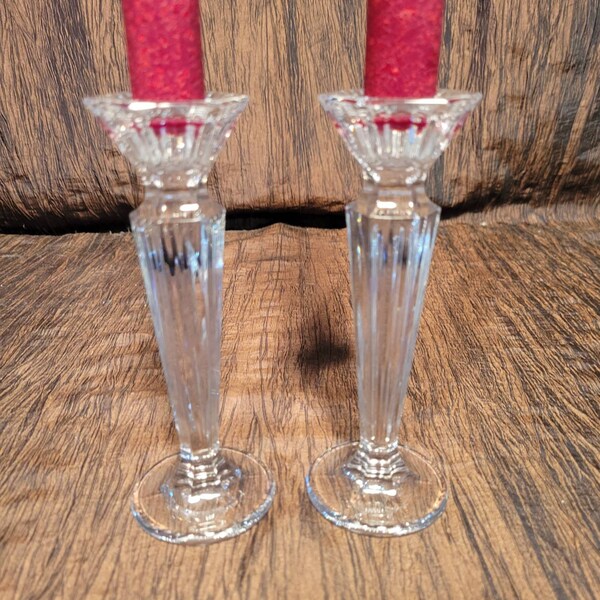 Waterford Crystal Candlesticks Etsy