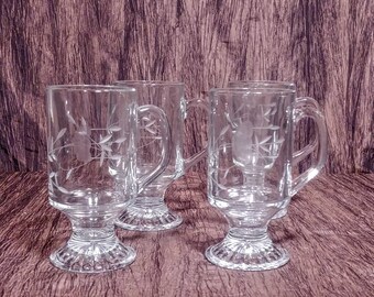 Set of 4 Princess House Heritage Irish Mugs, Coffee mugs