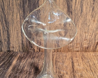 Large Clear Jack in the Pulpit Vase 12"