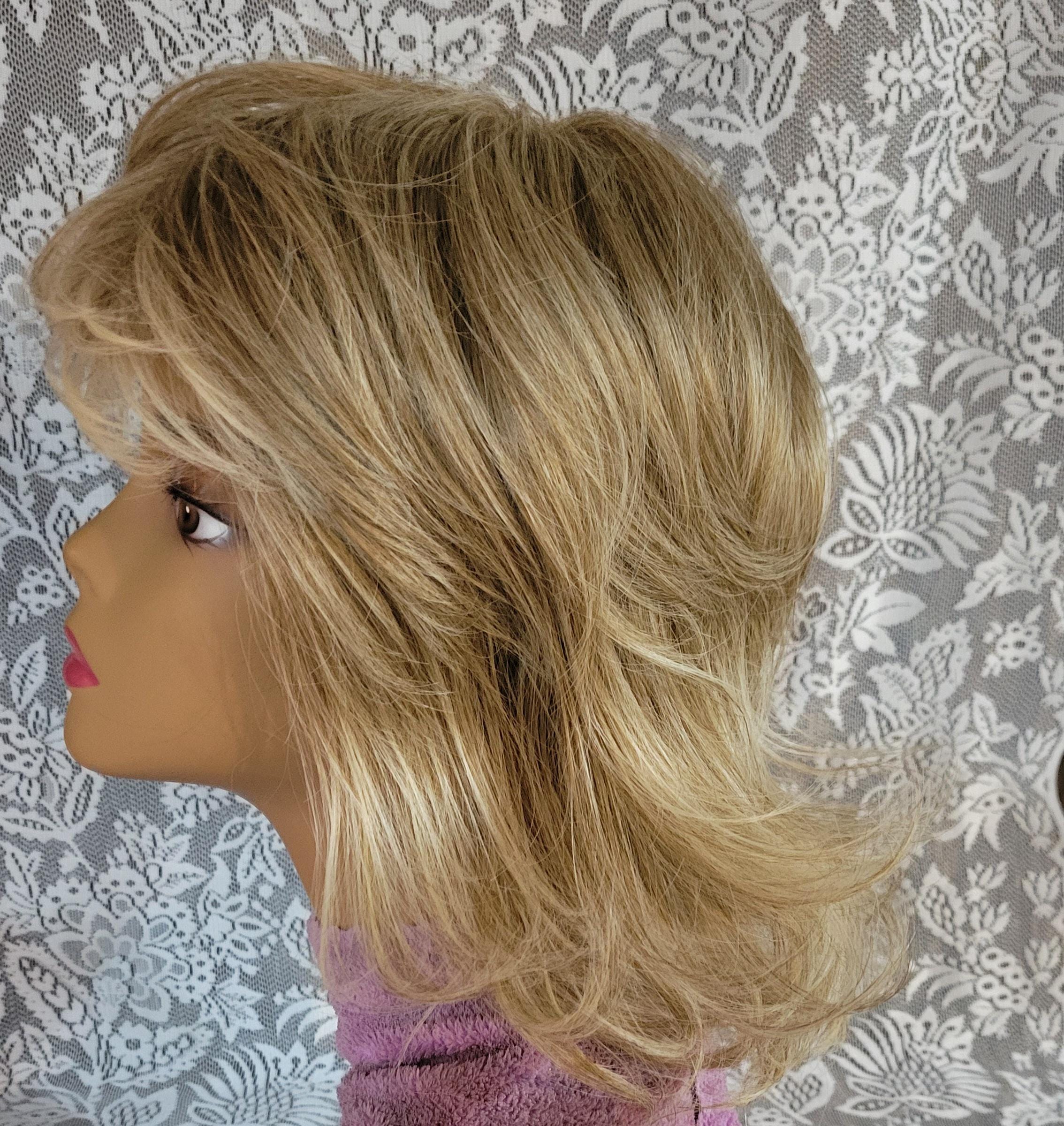 Blonde Wig With Dark Roots - Etsy