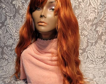 Christine Jordan human hair wig Christine Jordan Medium Length Strawberry Blonde 100% Human  main image 3