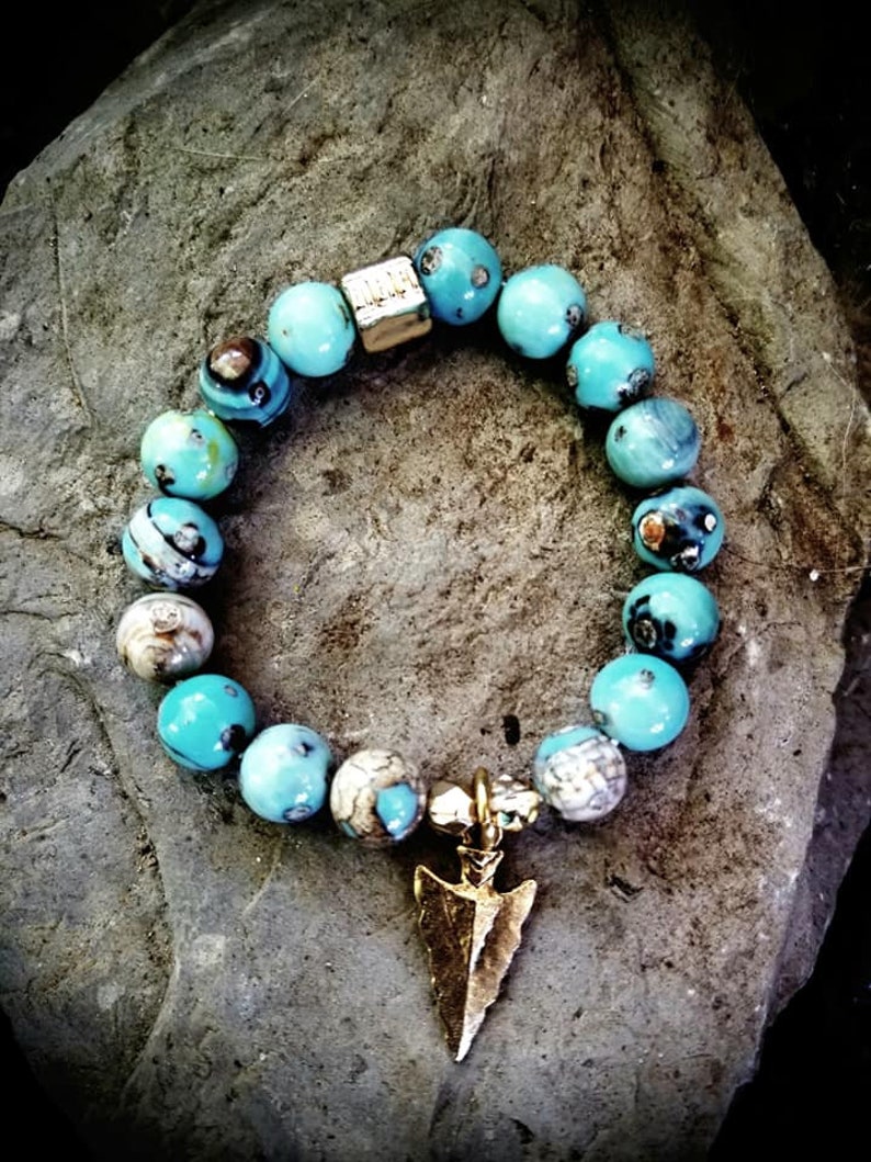 24k Gold Plated Arrowhead Stackable