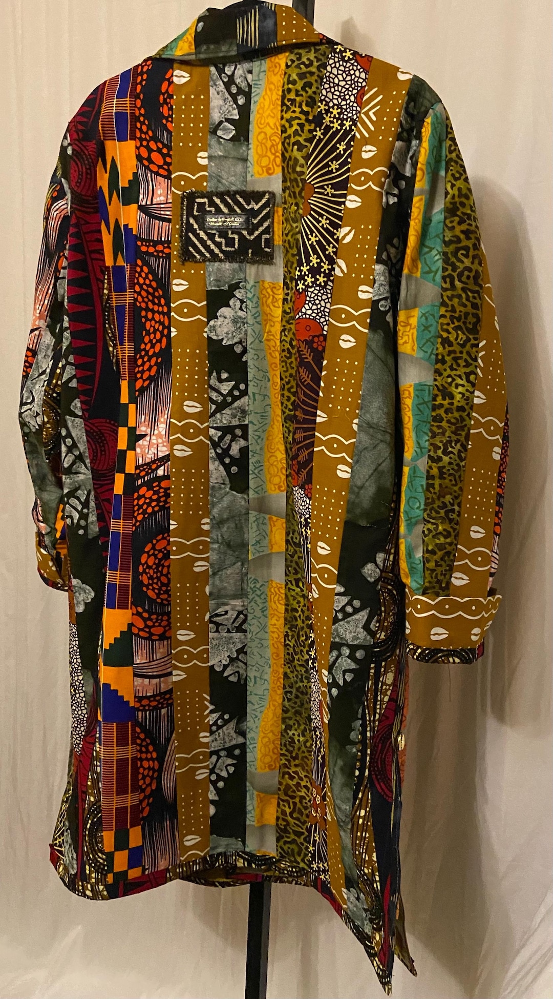 Jacket, Mixed African Fabrics - Etsy