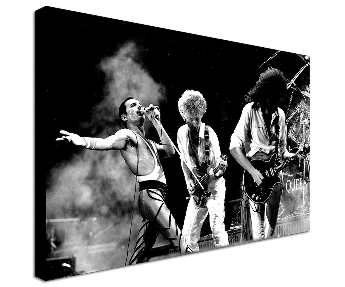 QUEEN Rock Band Canvas Wall Art Framed Print Various Sizes Etsy
