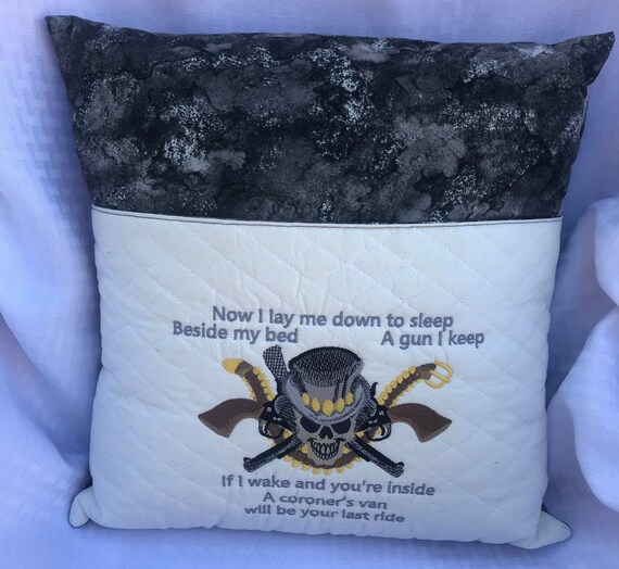 Last Ride Reading Pillow Now I lay me Last Ride Reading Pillow Now I lay me