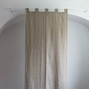 Noren de lino, Noren de lino rústico, Cortina de lino de puerta en estilo rústico, Cortina de puerta japonesa de lino, Noren de lino natural, Noren 30&quot;x79&quot;