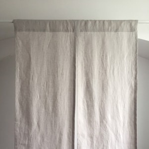 Dekorativer Vorhang aus Leinen im Japanischen Stil, Türvorhang, Raumteiler aus Leinen im einfachen Stil, Hintergrund