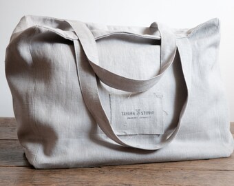 silver beach bag with zip
