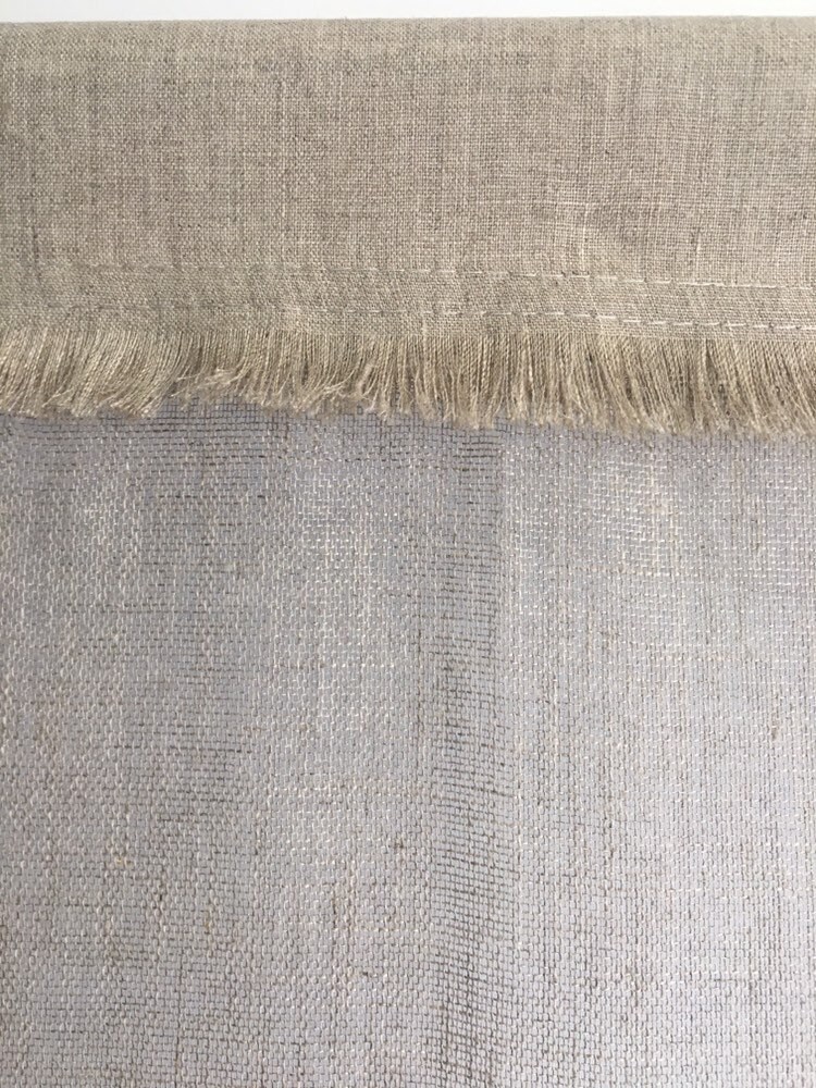 Door Linen Curtain in Rustic Style Rustic Linen Door Panel Etsy