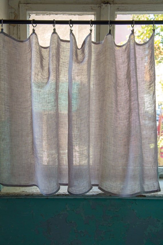 linen cafe curtains for sale