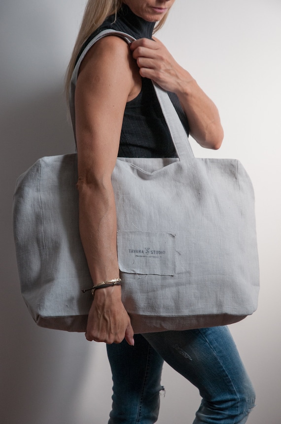 Light grey tote bag best sale