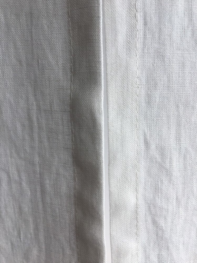 Linen Room Divider Ivory Linen Noren Doorway Curtain Curtain Etsy