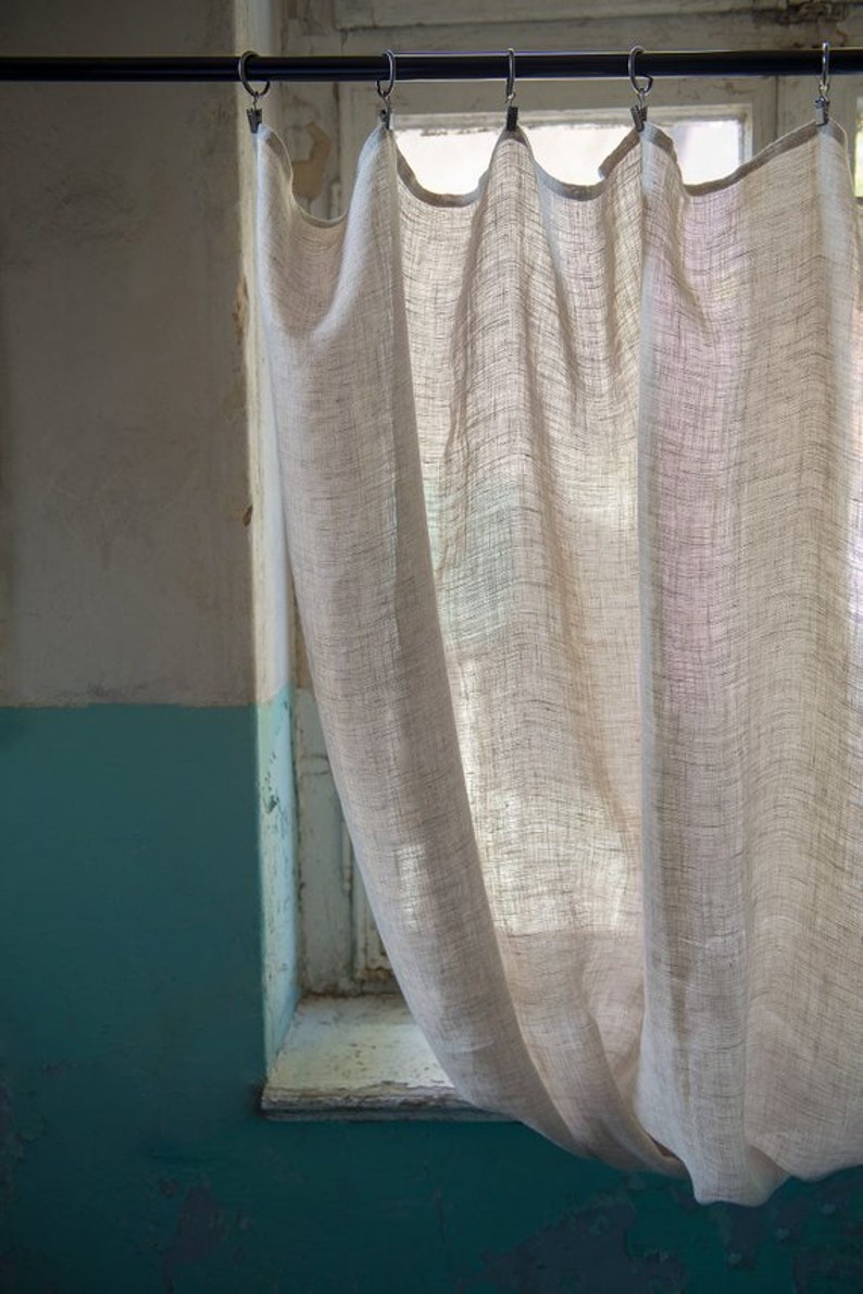 rideau pour cuisine en lin