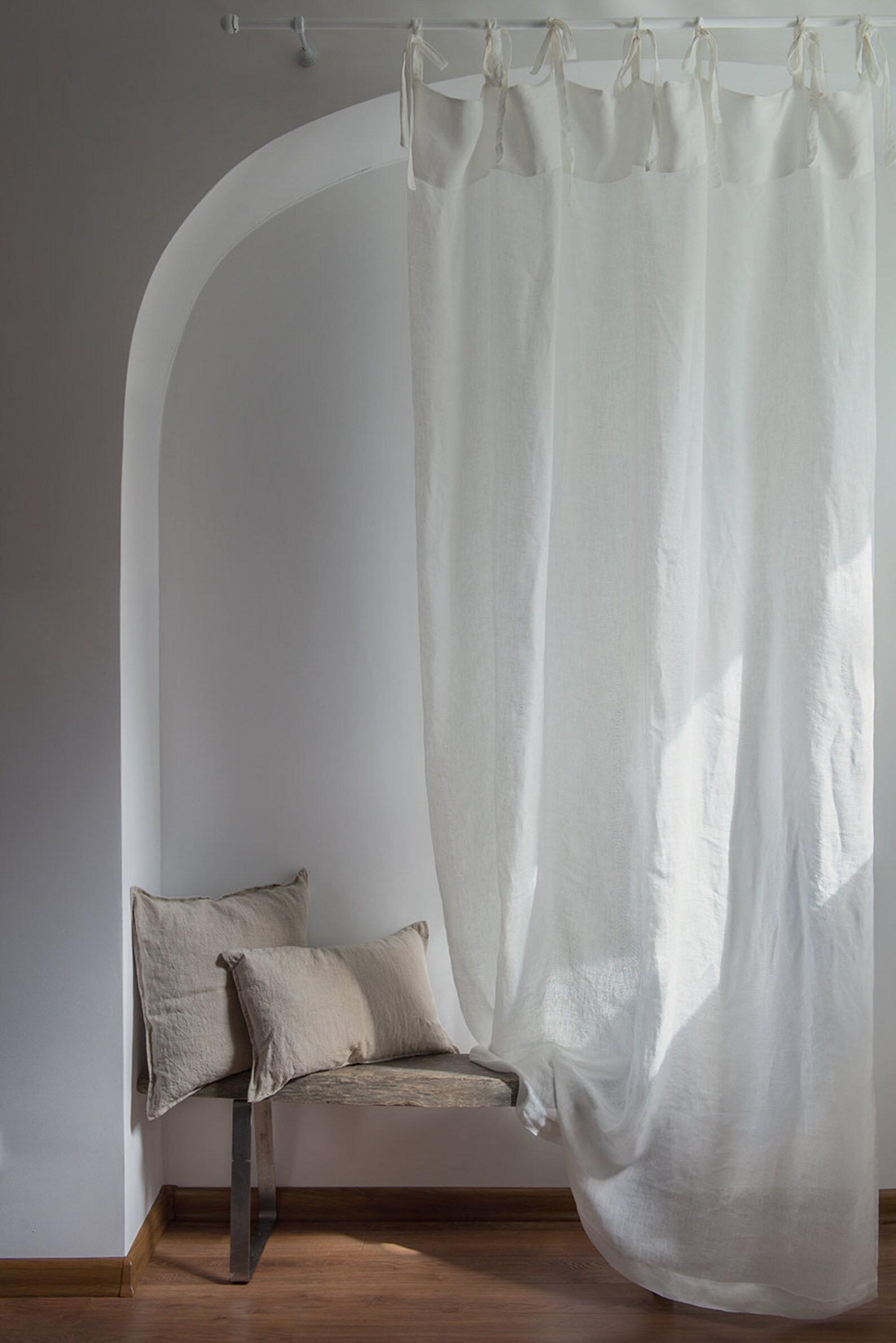 リネン　タイトップカーテン　ホワイト fit=scale-down,w=1200