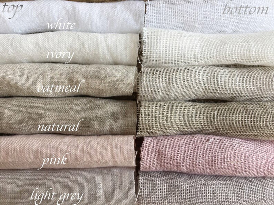 Door Linen Curtain in Rustic Style Rustic Linen Door Panel Etsy