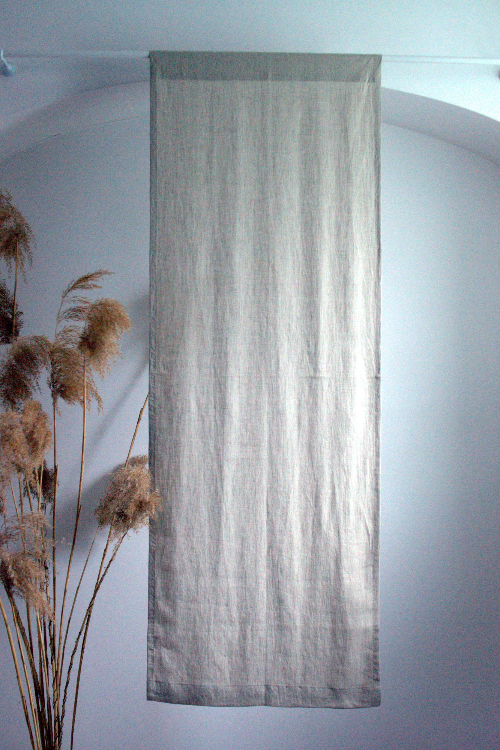 Linen Noren Doorway Curtain in Natural Color Natural Linen Etsy Australia