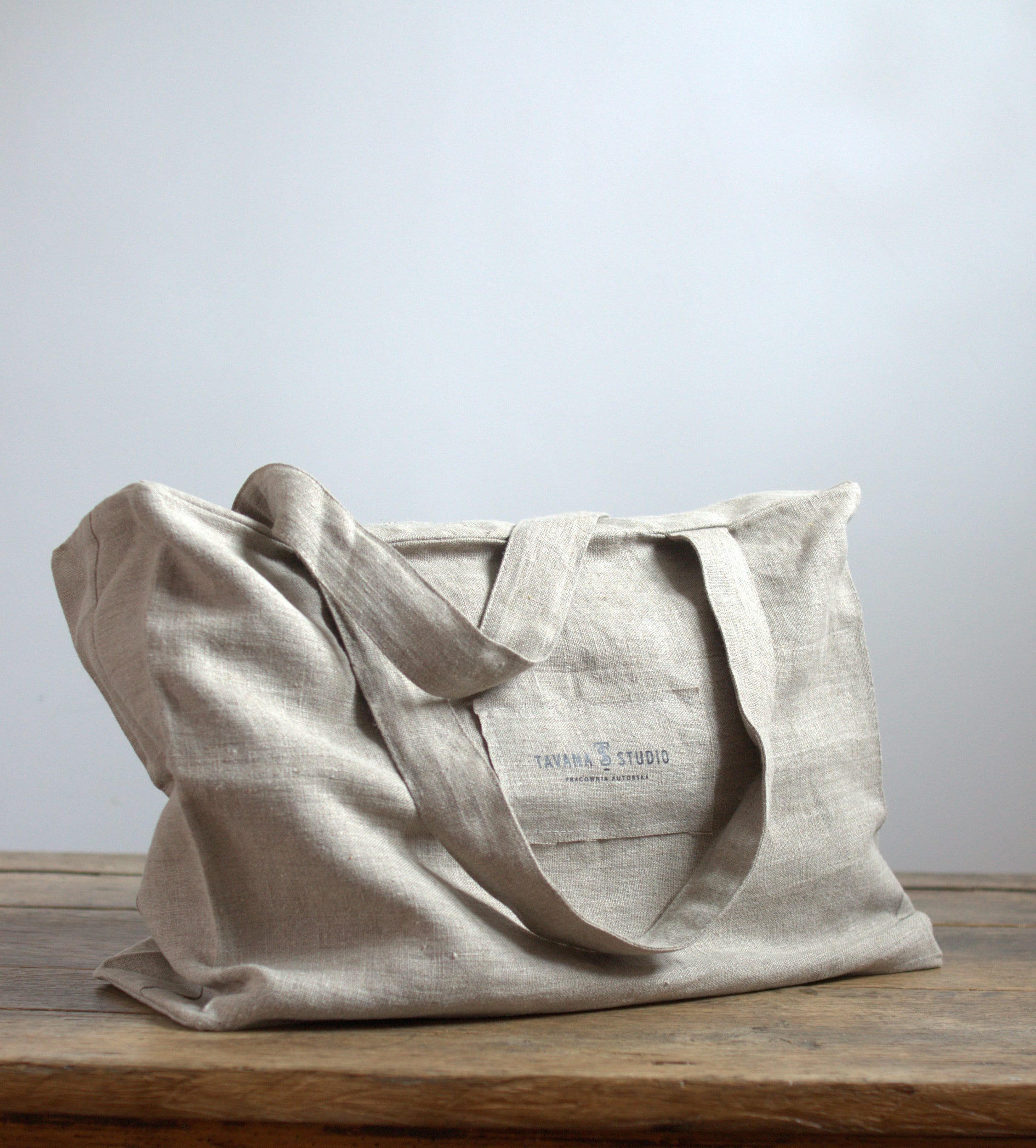 Canvas Tote Bag With Zipper, Canvas Large Shoulder Bag in