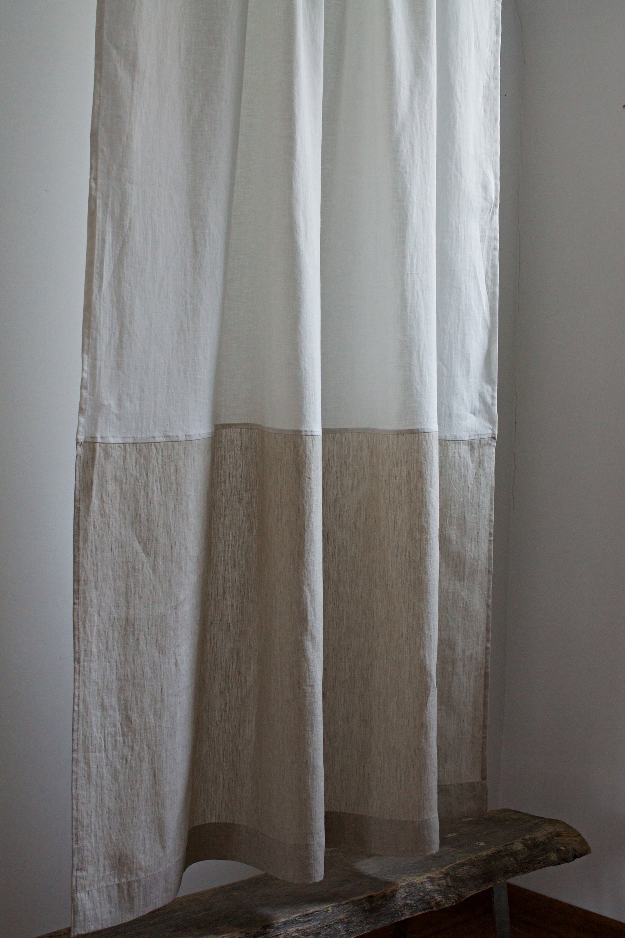 Cortinas Traslucida Bordado Para Salón 135*230cm 2 Paneles Blancas