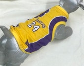 lakers dog jersey