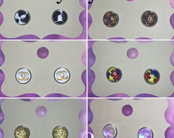 Stud Earrings **MULTIPLE PATTERNS AVAILABLE**