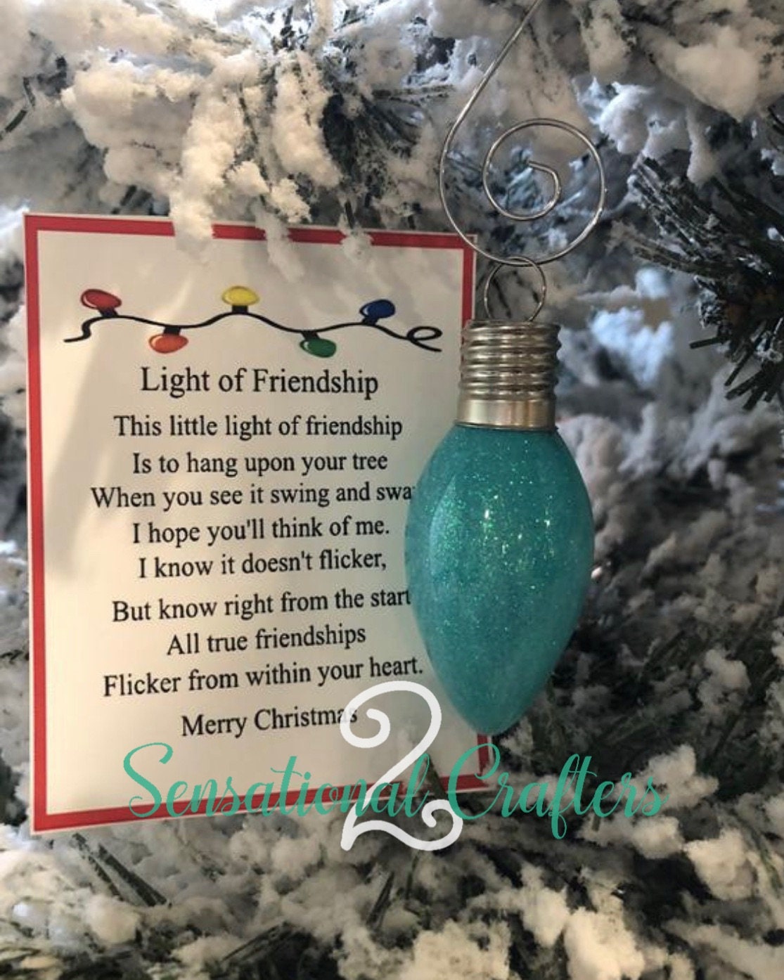 Friendship christmas bulb Clearance