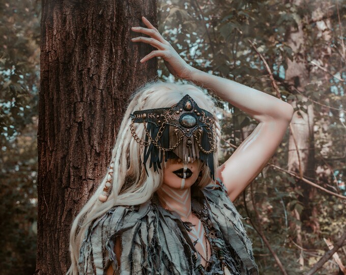 Morana Goddess Face Mask Mrazana Slavic Pagan Ritual - Etsy