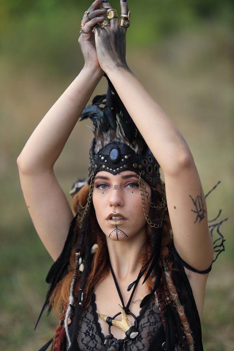 viking wedding headdress