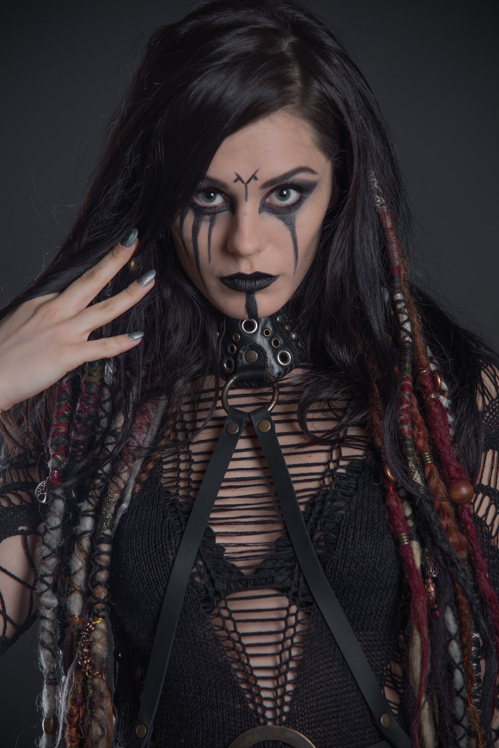 Oring Harness Black Chest Leather Harness Post Etsy