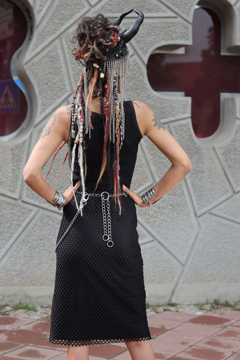 Gothic Witch Belt Adjustable O Ring and Chain Belt Utility Etsy