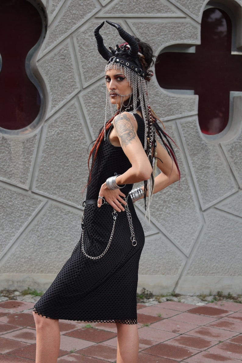 Gothic Witch Belt Adjustable O Ring and Chain Belt Utility Etsy