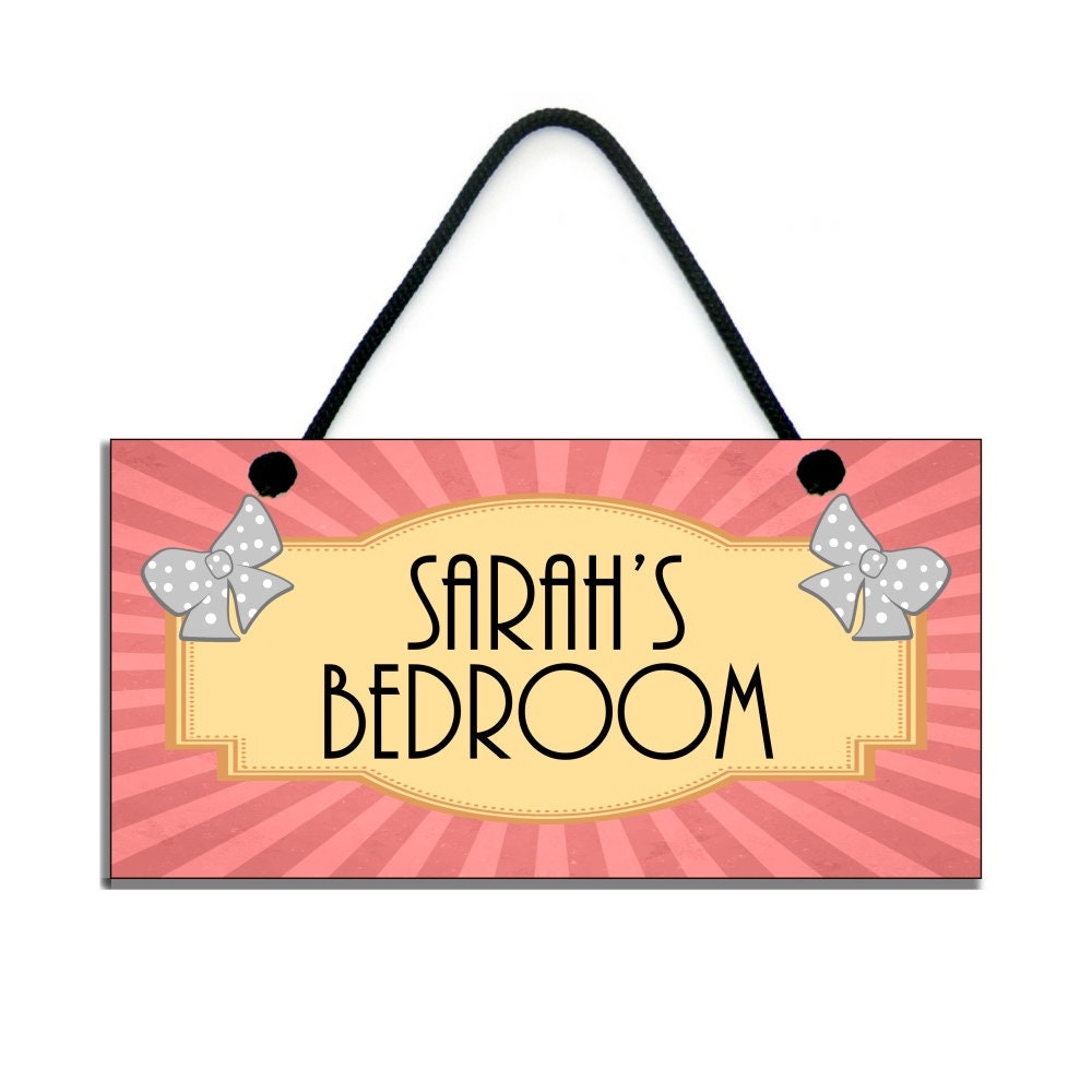 Girls Bedroom Sign-personalised Bedroom Sign-bedroom Door - Il Fullxfull.1807253471 D6yl