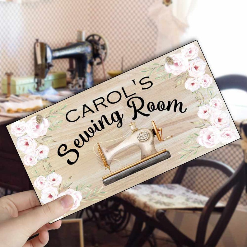 PERSONALISED Sewing Room Signsewing Room Giftsewing Etsy UK