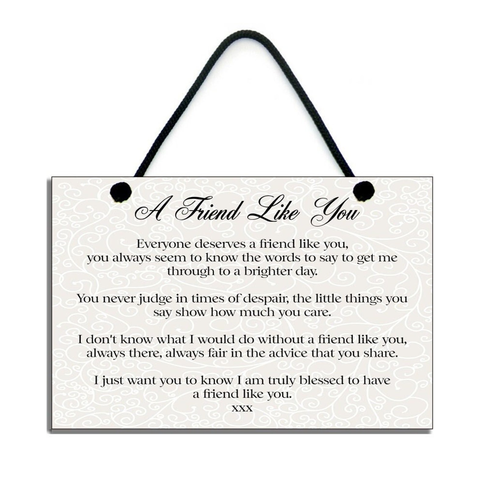 Friendship Plaquegift for Friendbest Friend Giftgift for Etsy