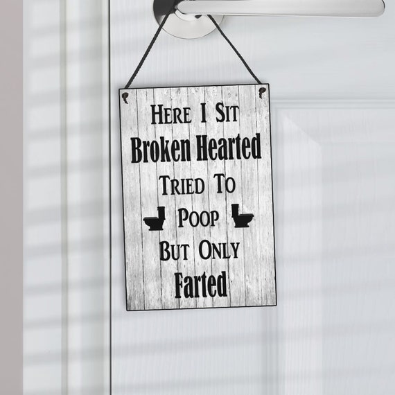 Funny Bathroom Sign-toilet Plaque-bathroom Decor-bathroom Wall - Etsy Funny Bathroom Sign-toilet Plaque-bathroom Decor-bathroom Wall - Etsy
