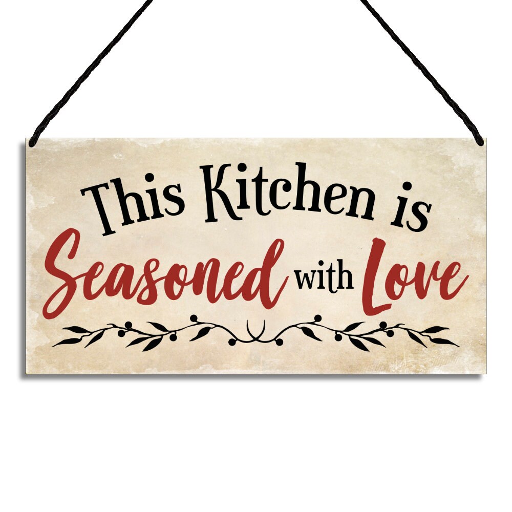 Kitchen SignKitchen DecorSign For KitchenCooking GiftGift Etsy