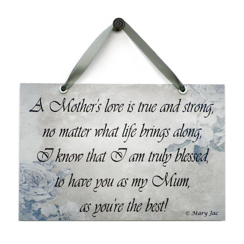 mum wooden plaques
