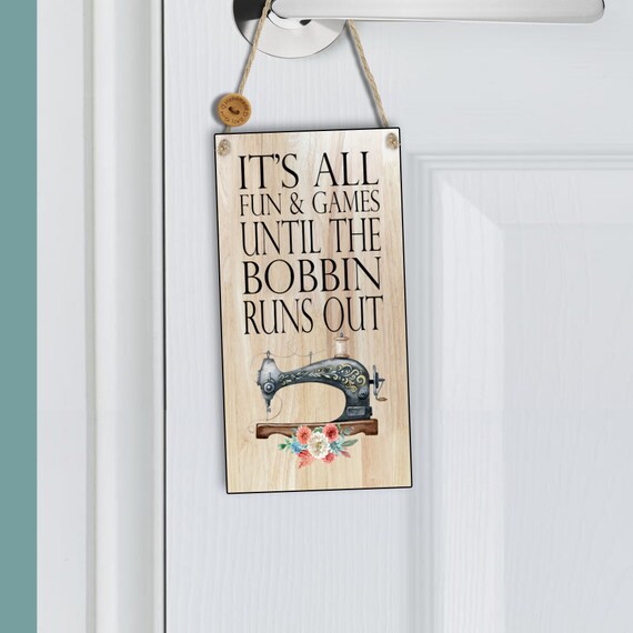 Signs & Plaques Sewing SignSewing Room SignFunny Sewing SignSewing