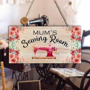 PERSONALISED Sewing Room Sign | Sewing Room Gift | Sewing Sign | Sewing Gift For Friend  | Personalised Sewing Gift For Her | N44