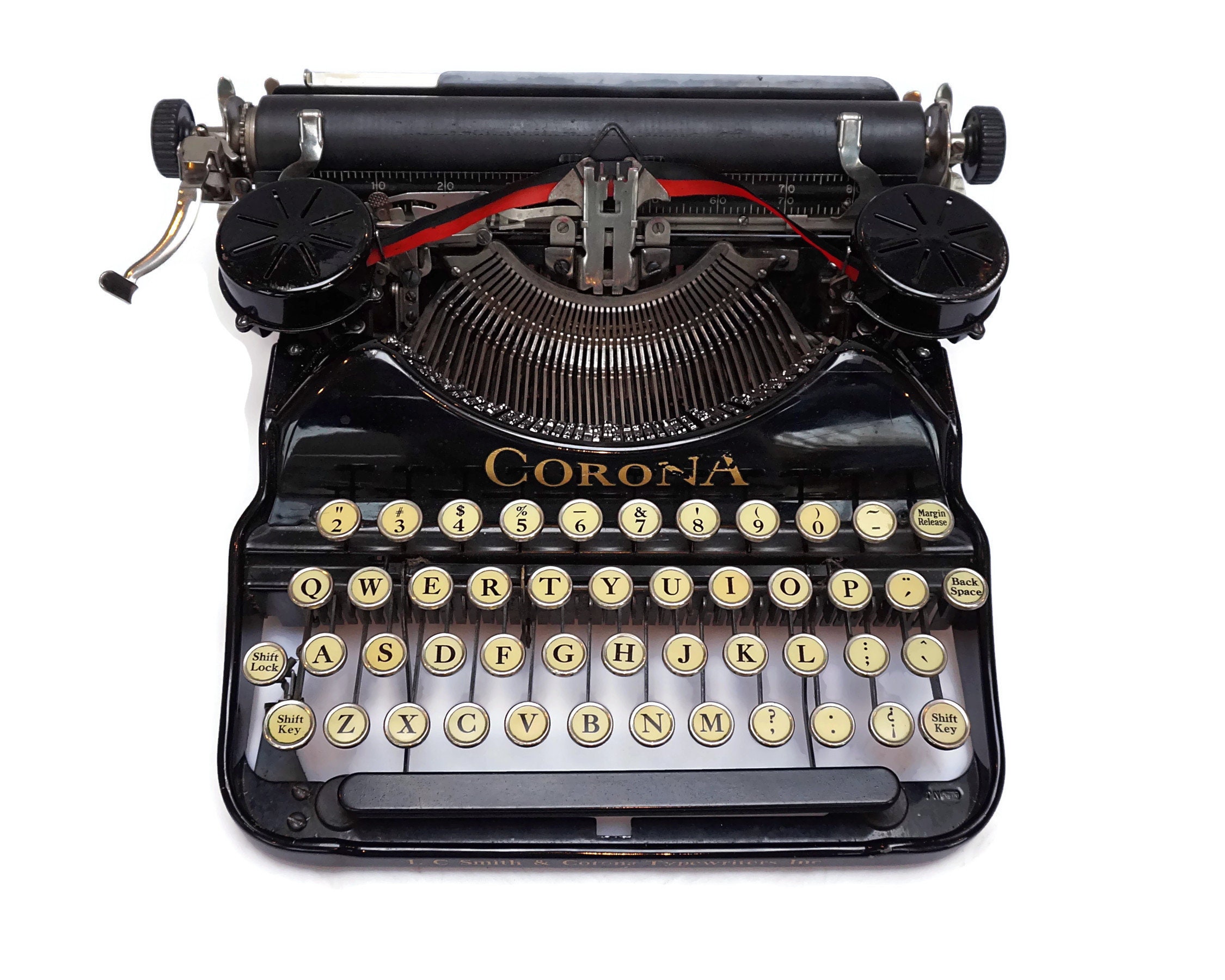 Antique Typewriter Working antique typewriter from 1920s. Etsy