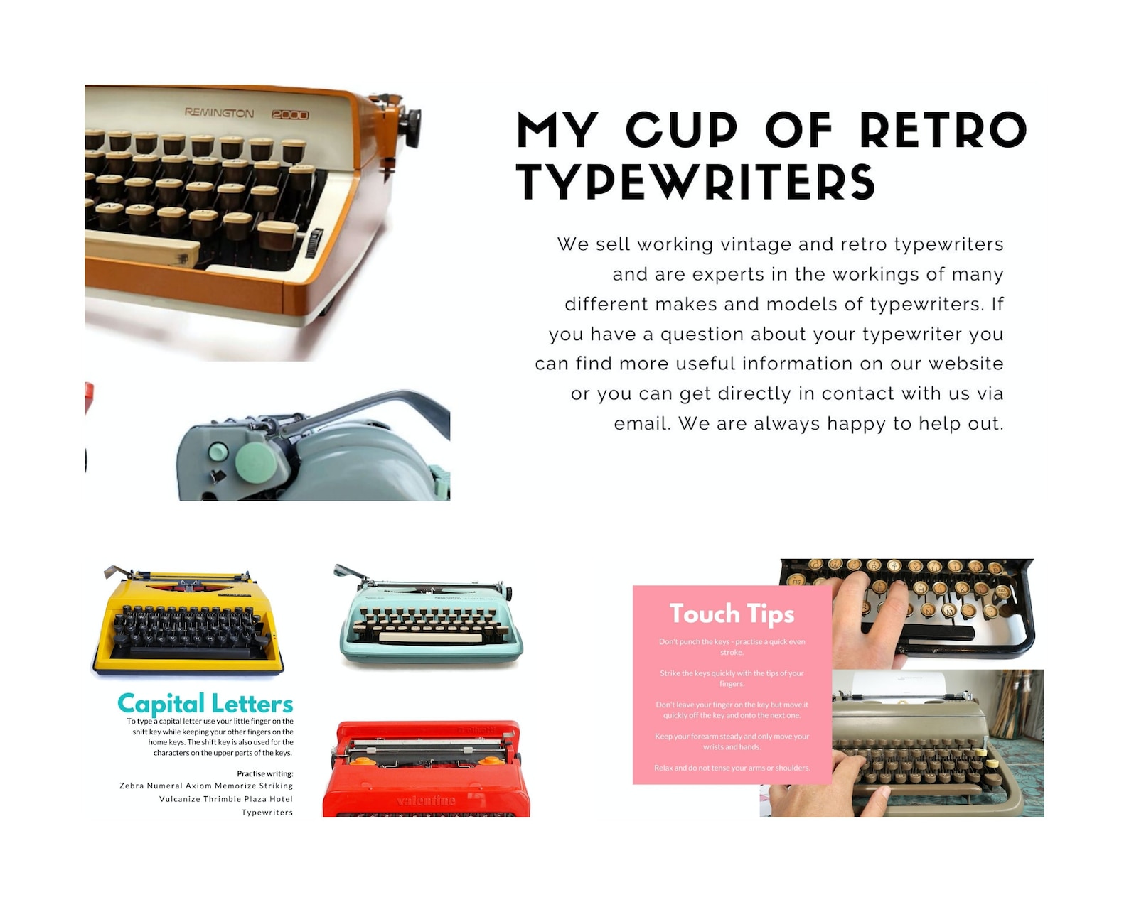 Writer's Guide to Typewriting Ebook Instant Download Etsy Australia