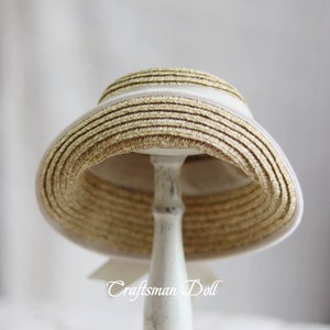 Joli Petit Chapeau Vintage Pour Poupée Ancienne, Accessoire De Collection