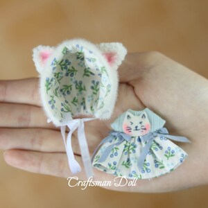 Petite Blythe dress/Piteter Blythe Clothes/Little Pullip clothes/Little DAL clothes/Handmade clothes for piteter blythe/doll craftsman