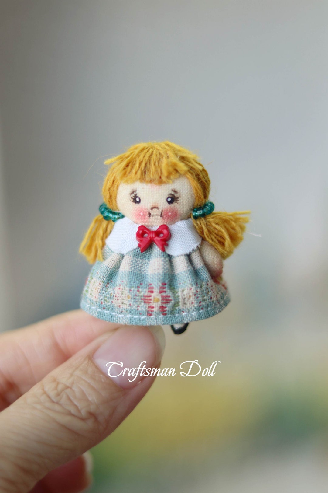 Handmade Doll/handmade Rag Dollonly One/little Doll 1.7 Inch4.5cmhigh ...
